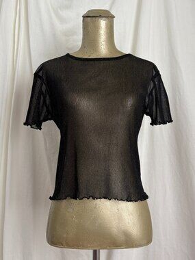 Brandy Melville Sheer Glitter Top